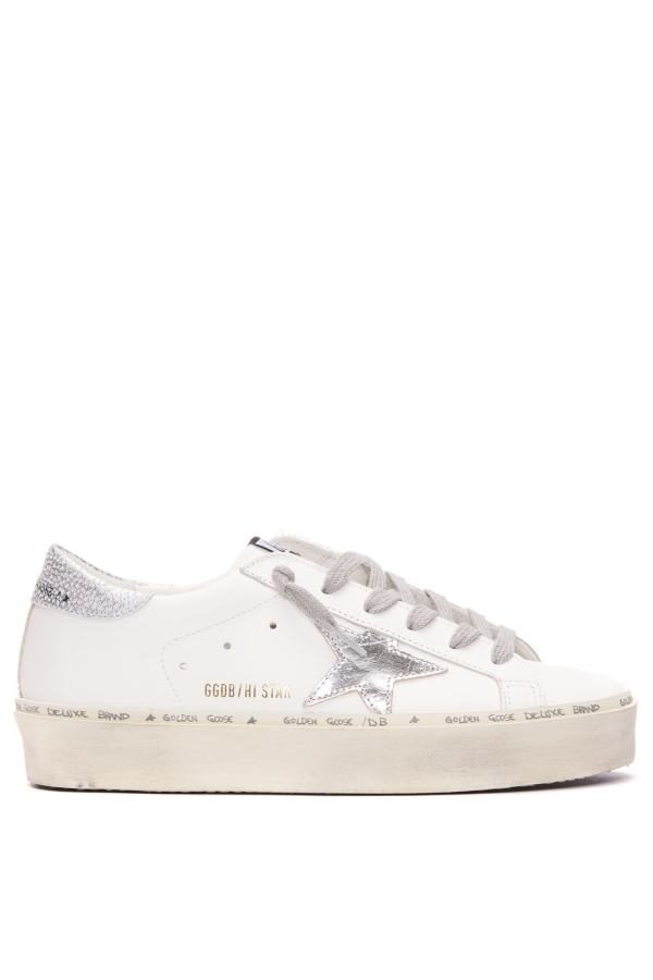 Golden Goose Hi Star Sneakers - White