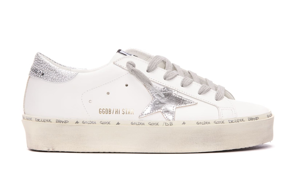 Golden Goose Hi Star Sneakers - White - Image 1 of 4