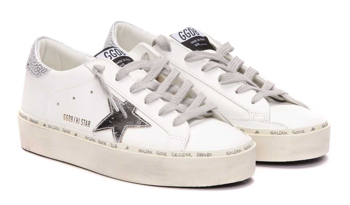 Golden Goose Hi Star Sneakers - White - Image 4 of 4