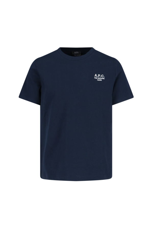 A.P.C. Logo T-Shirt - Blue