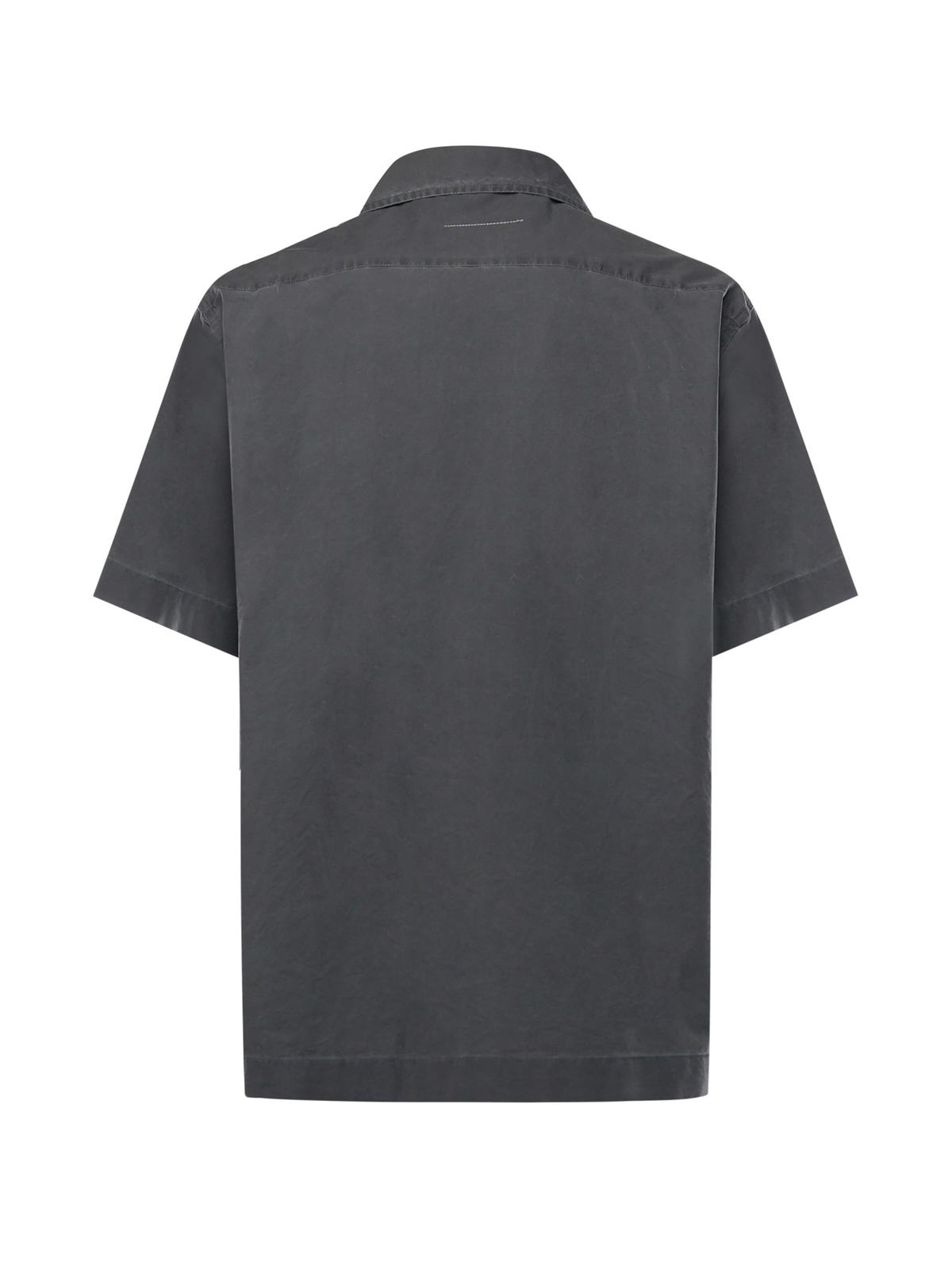 MM6 Maison Margiela Cotton Shirt - Gray - Image 3 of 3