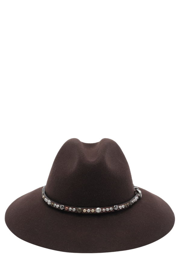 Golden Goose Golden Fedora Hat - Brown