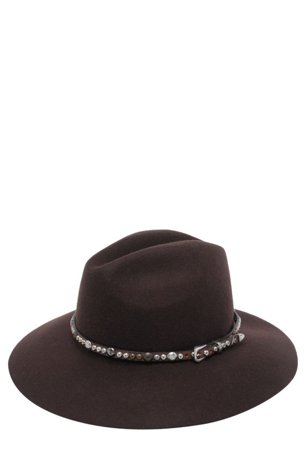 Golden Goose Golden Fedora Hat - Brown