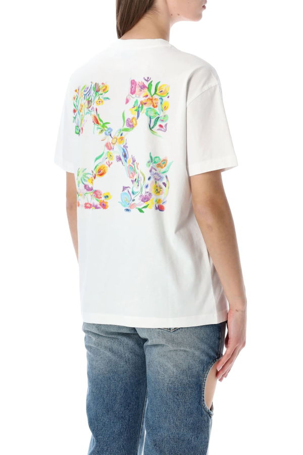 Off-White Flower Arrow T-Shirt - White