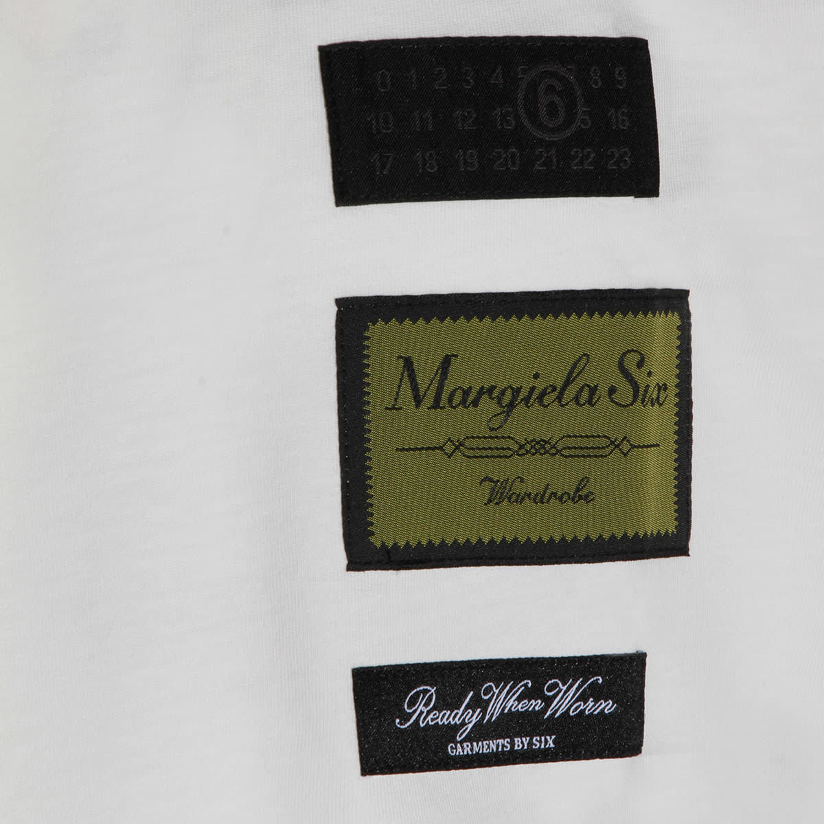 MM6 Maison Margiela Cotton Tee - White - Image 3 of 4