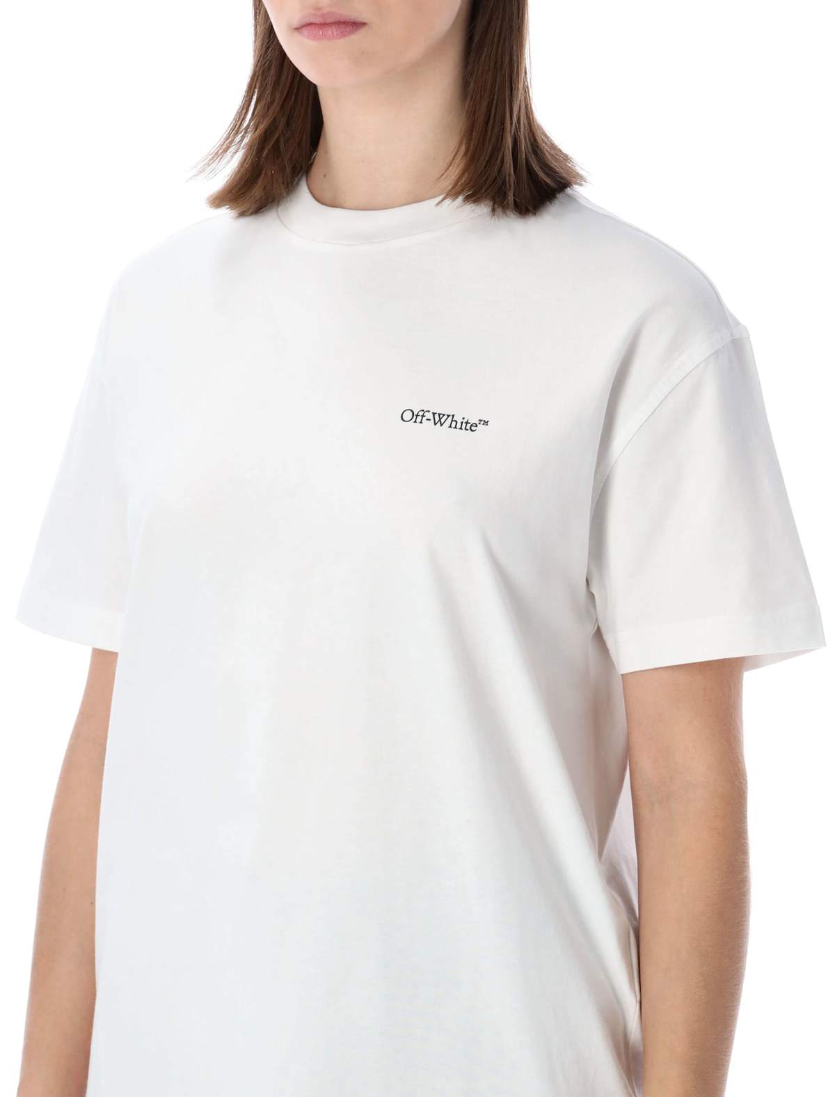 Off-White Flower Arrow T-Shirt - White - Image 3 of 3