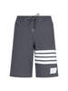 thom browne 4-Bar Track Shorts - Gray - Thumbnail 1