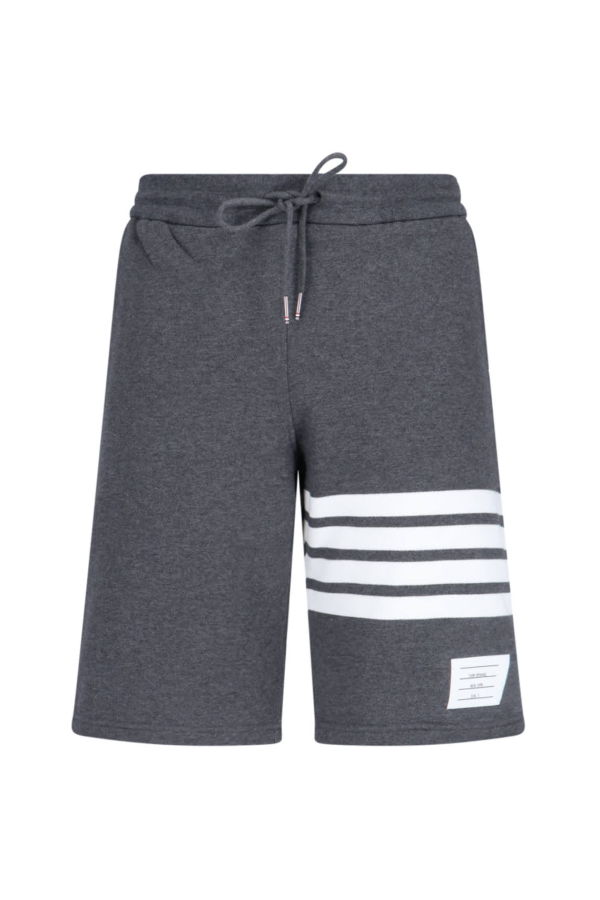thom browne 4-Bar Track Shorts - Gray