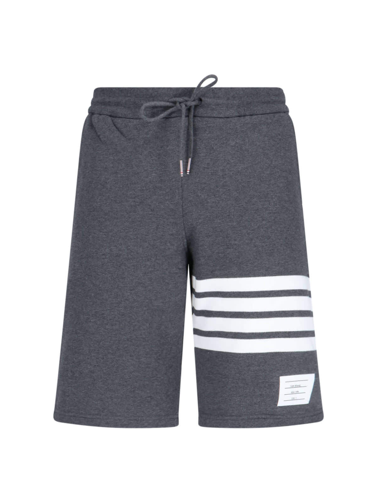 thom browne 4-Bar Track Shorts - Gray - Image 1 of 5