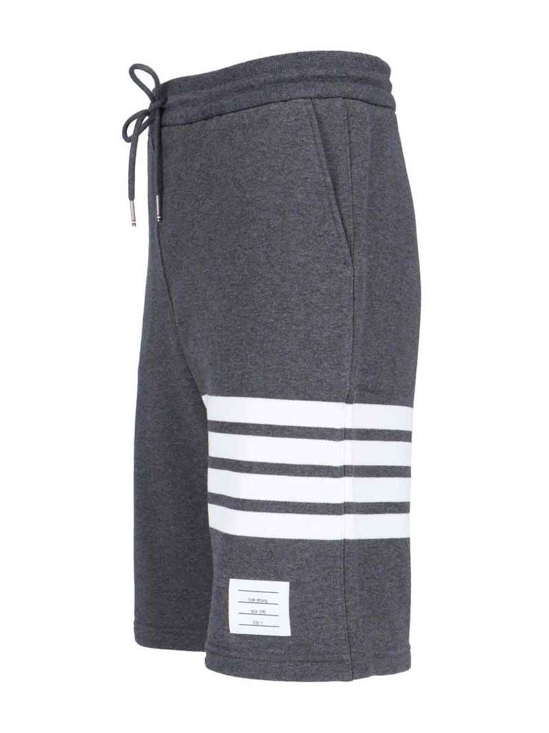 thom browne 4-Bar Track Shorts - Gray