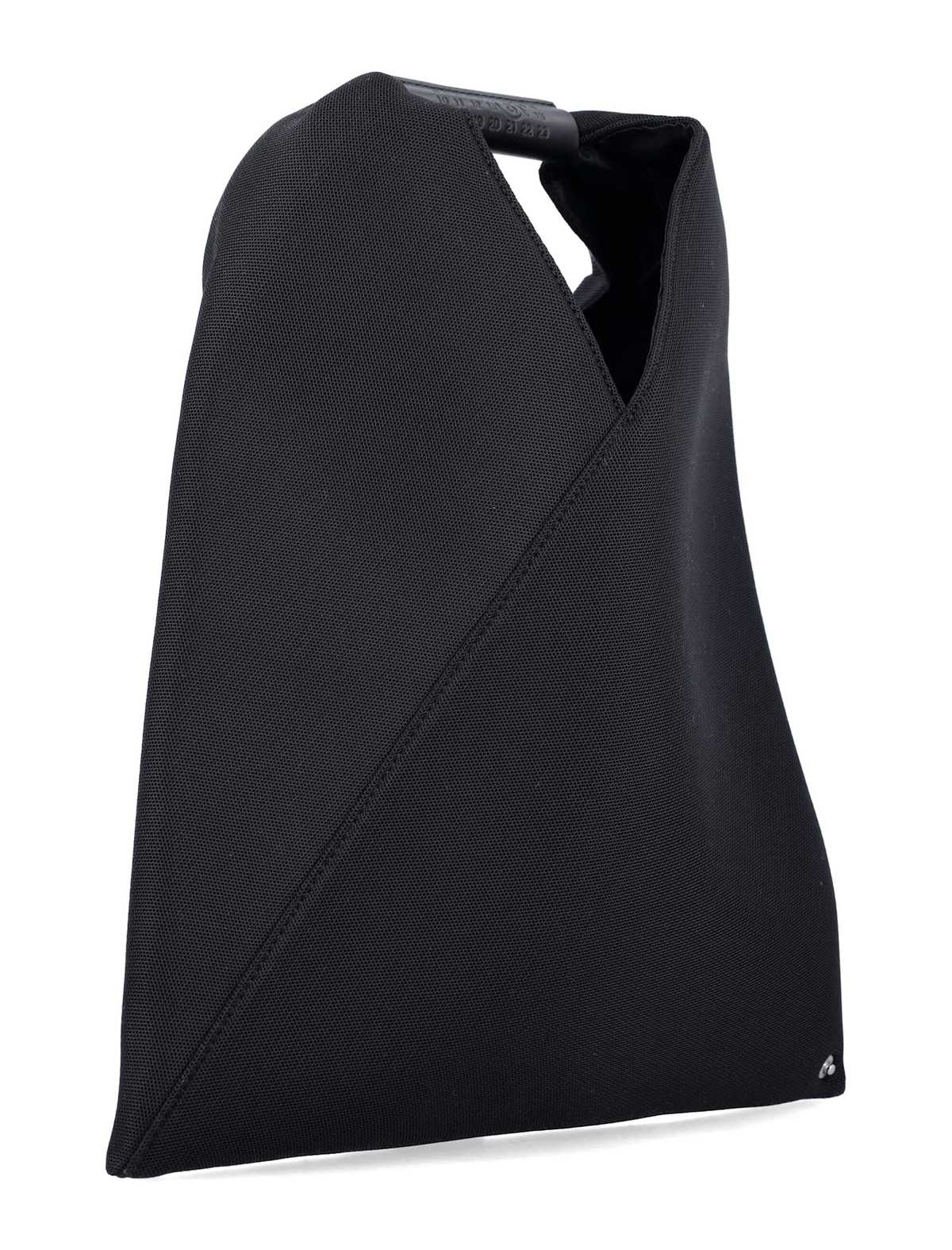 MM6 Maison Margiela Small Japanese Mesh Bag Tote - Black - Image 2 of 3