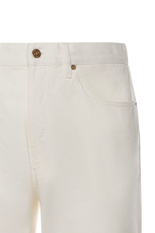 Golden Goose Cotton Jeans - Off-White