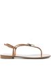 Giuseppe Zanotti Atlantide Thong Sandals - Brown - Thumbnail 1