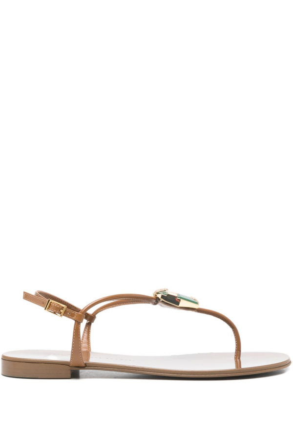 Giuseppe Zanotti Atlantide Thong Sandals - Brown