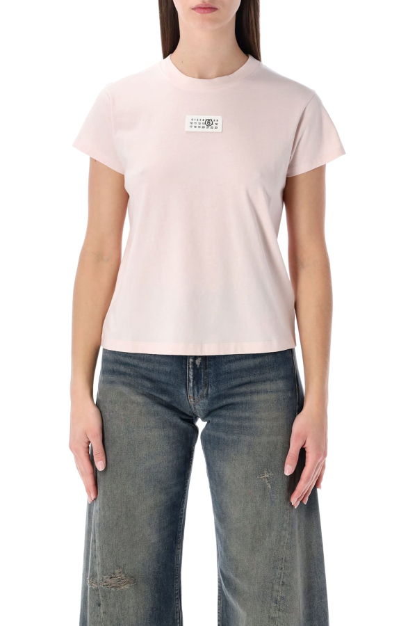 MM6 Maison Margiela Numeric Cotton T-Shirt - Rose