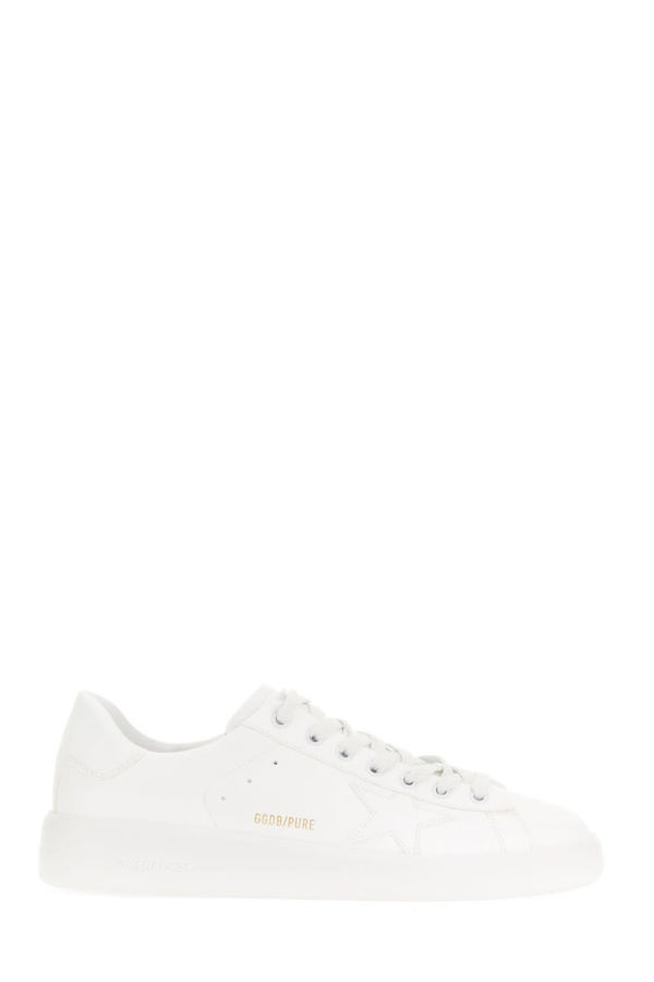 Golden Goose Purestar Sneaker With Logo Sneakers - Bianco
