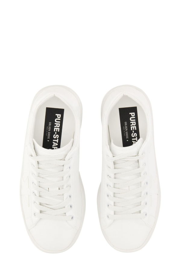 Golden Goose Purestar Sneaker With Logo Sneakers - Bianco