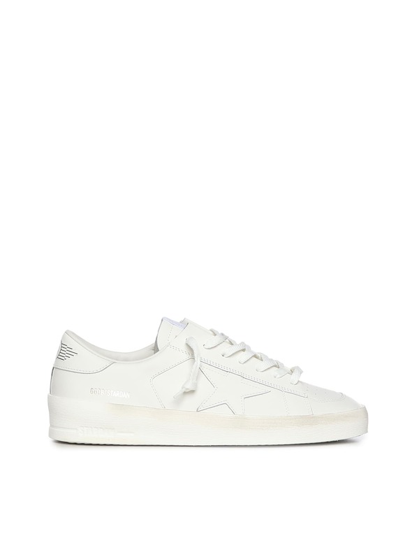 Golden Goose Stardan Leather Sneaker - Optic White