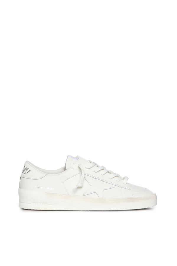 Golden Goose Stardan Leather Sneaker - Optic White