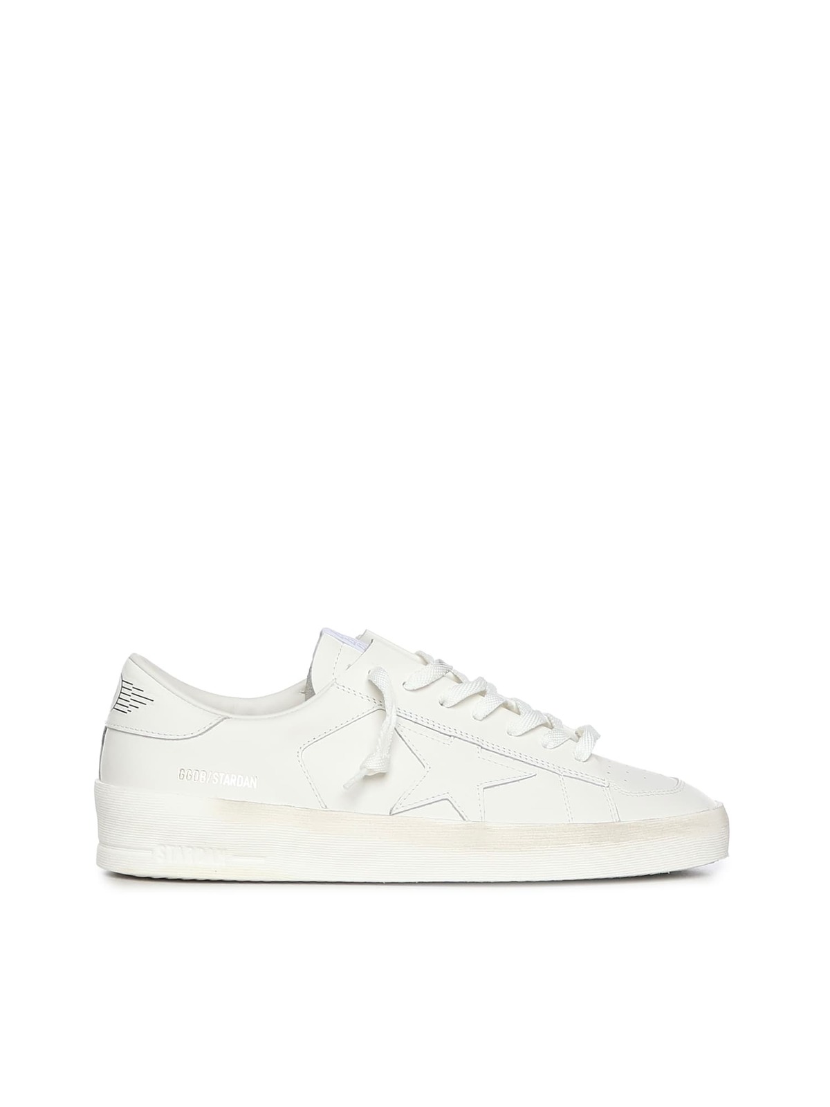 Golden Goose Stardan Leather Sneaker - Optic White - Image 1 of 4