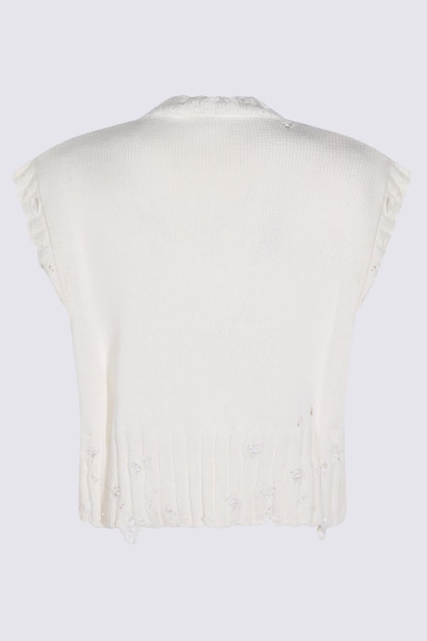 Marni Cotton Knitwear Sweater - Lily White