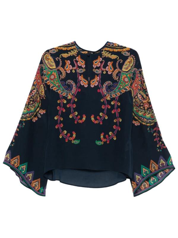 Etro Floral Paisley Print Blouse - Multicolour