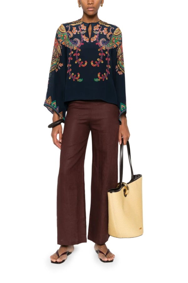 Etro Floral Paisley Print Blouse - Multicolour