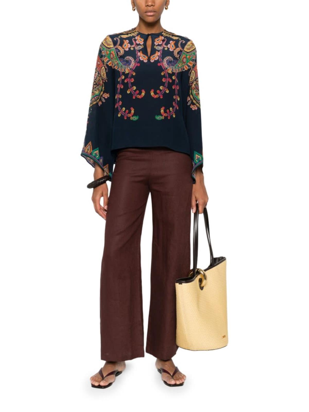 Etro Floral Paisley Print Blouse - Multicolour - Image 2 of 2