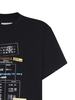 MM6 Maison Margiela Printed Cotton Tee - Black - Thumbnail 2