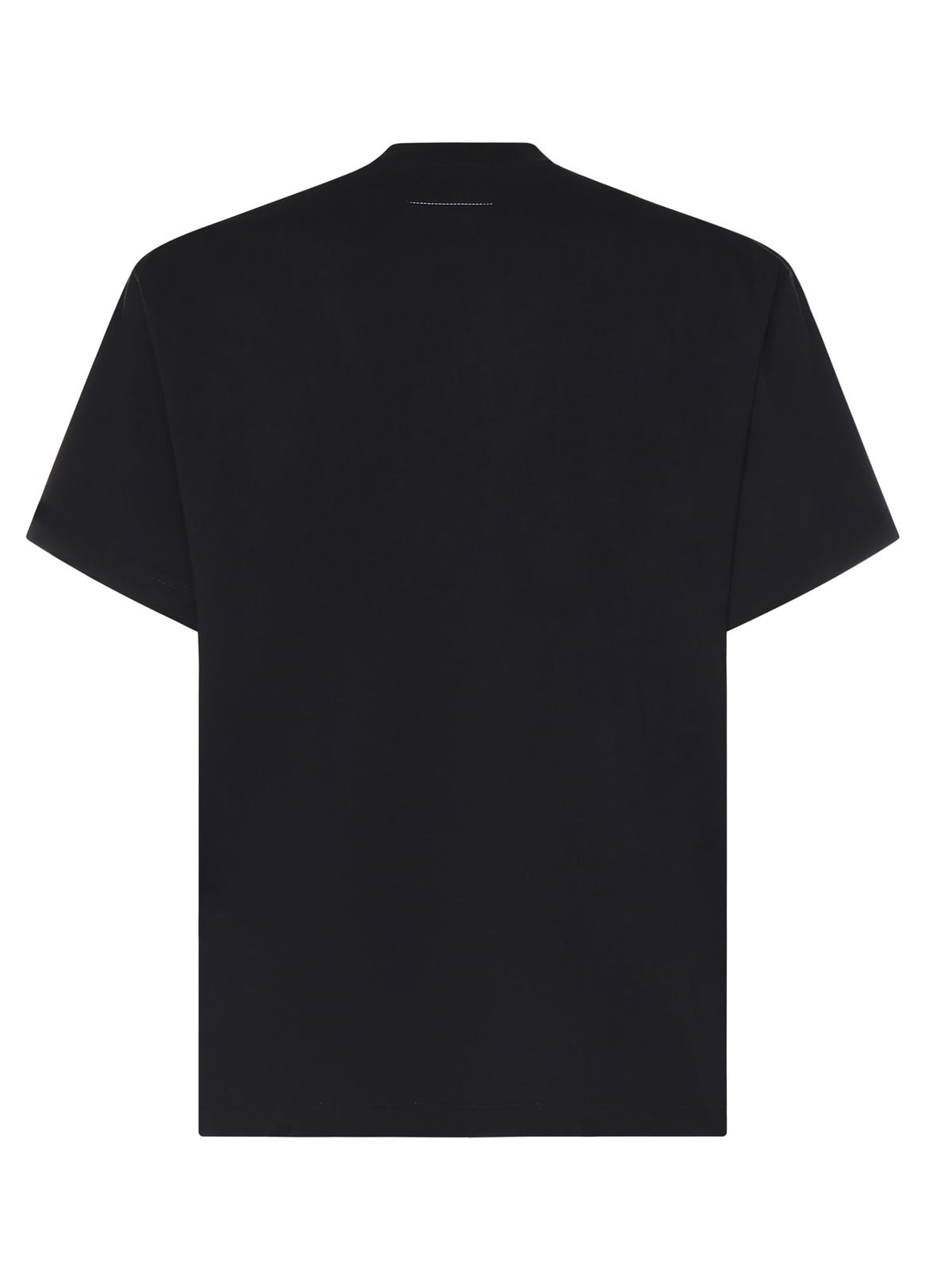 MM6 Maison Margiela Printed Cotton Tee - Black - Image 3 of 3
