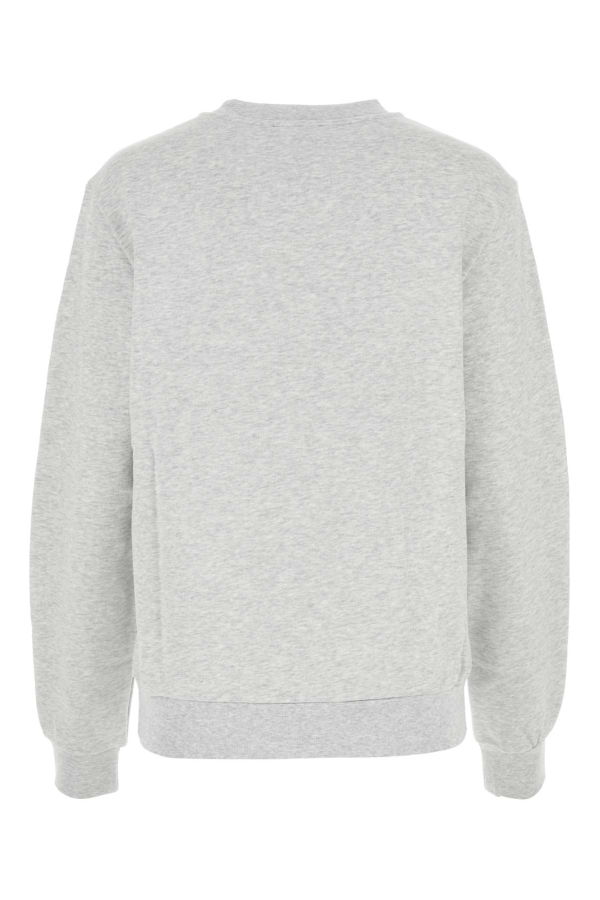 A.P.C. Melange Light Grey Stretch Cotton Sweatshirt - Grischinnoir