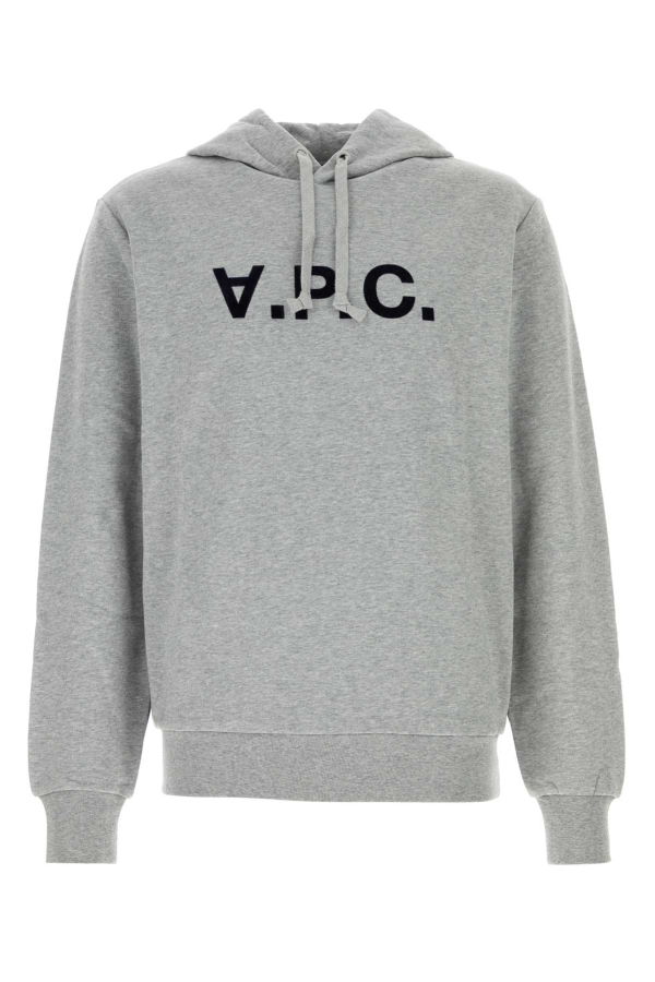 A.P.C. Grey Cotton Sweatshirt - Grey