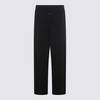 MM6 Maison Margiela Cotton Pants - Black - Thumbnail 2