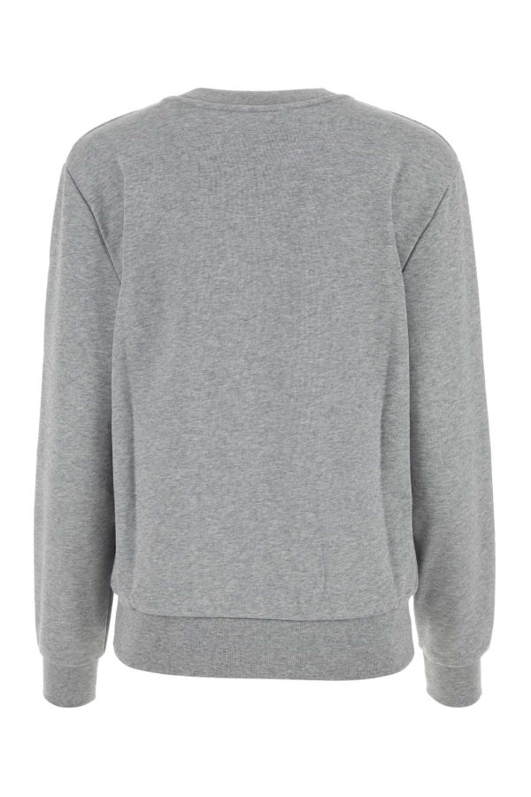 A.P.C. Melange Grey Cotton Sweatshirt - Melange Grey