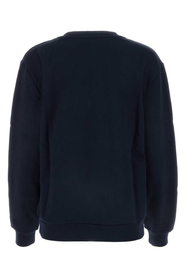 A.P.C. Midnight Blue Cotton Sweatshirt - Dark Navy/Ecru