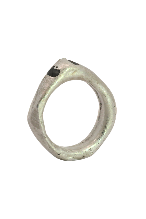 Siri Hansdotter Wilder II No. 012645 Ring - Sterling Silver + Sapphires