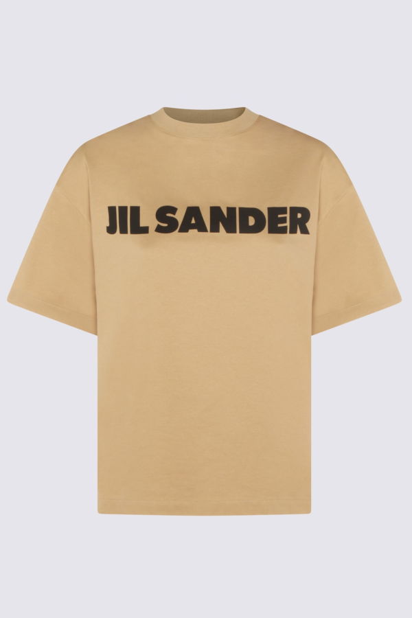 Jil Sander Cotton T-Shirt - Beige