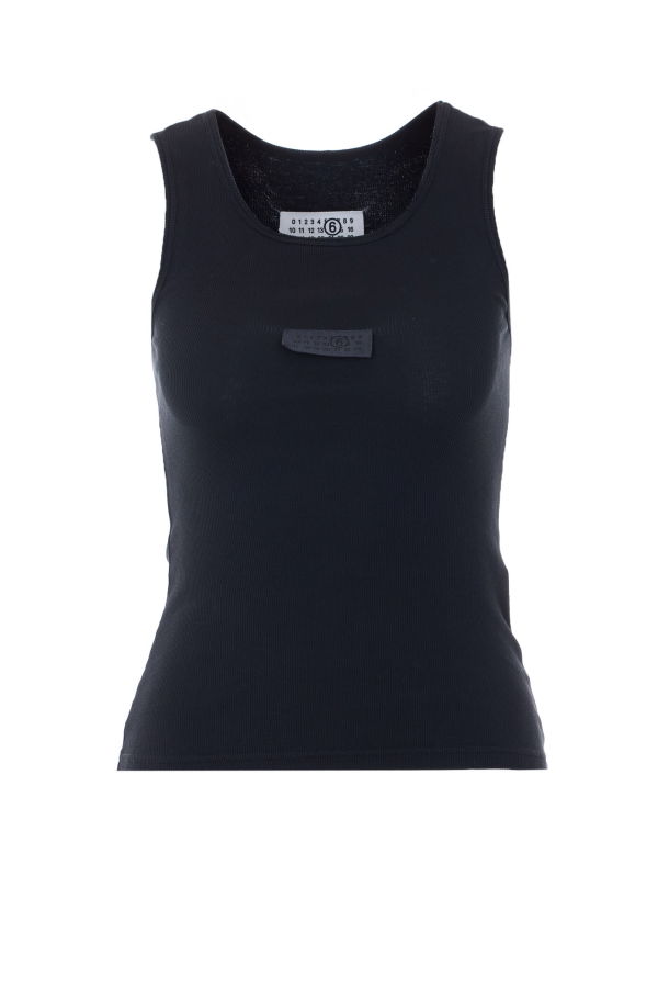 MM6 Maison Margiela Numeric Top - Black