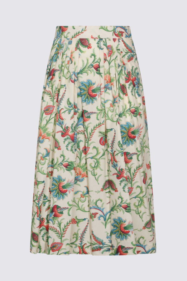 Etro Colorful Cotton Skirt - Red