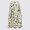 Etro Colorful Cotton Skirt - Red - Thumbnail 2