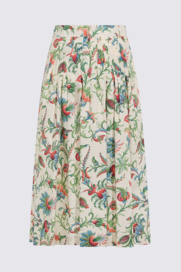 Etro Colorful Cotton Skirt - Red