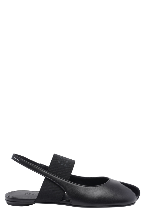 MM6 Maison Margiela Anatomic Numeric Slingback Sandals - Black