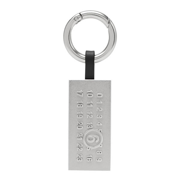 MM6 Maison Margiela Numeric Tag Keyring - Black