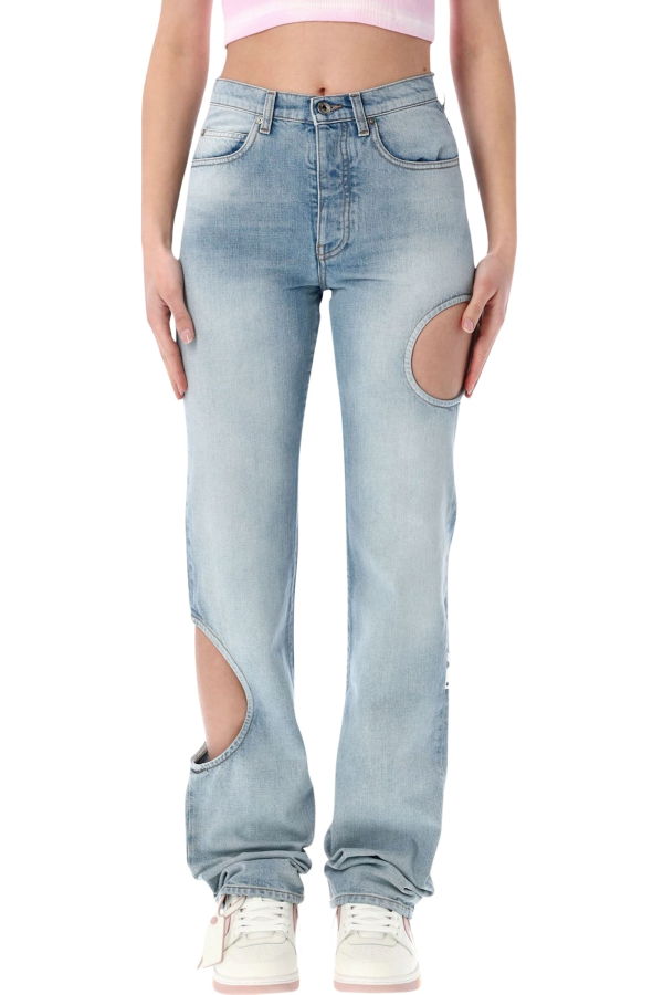 Off-White New Meteor Denim Jeans - Bleach Blue