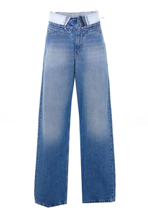 MM6 Maison Margiela Straight Leg Jeans - Blue