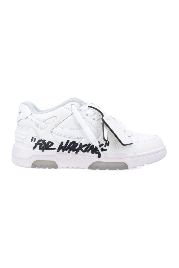 Off-White Out Of Office For Walking Leather Sneakers - White