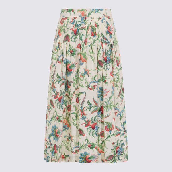 Etro Multicolor Cotton Skirt