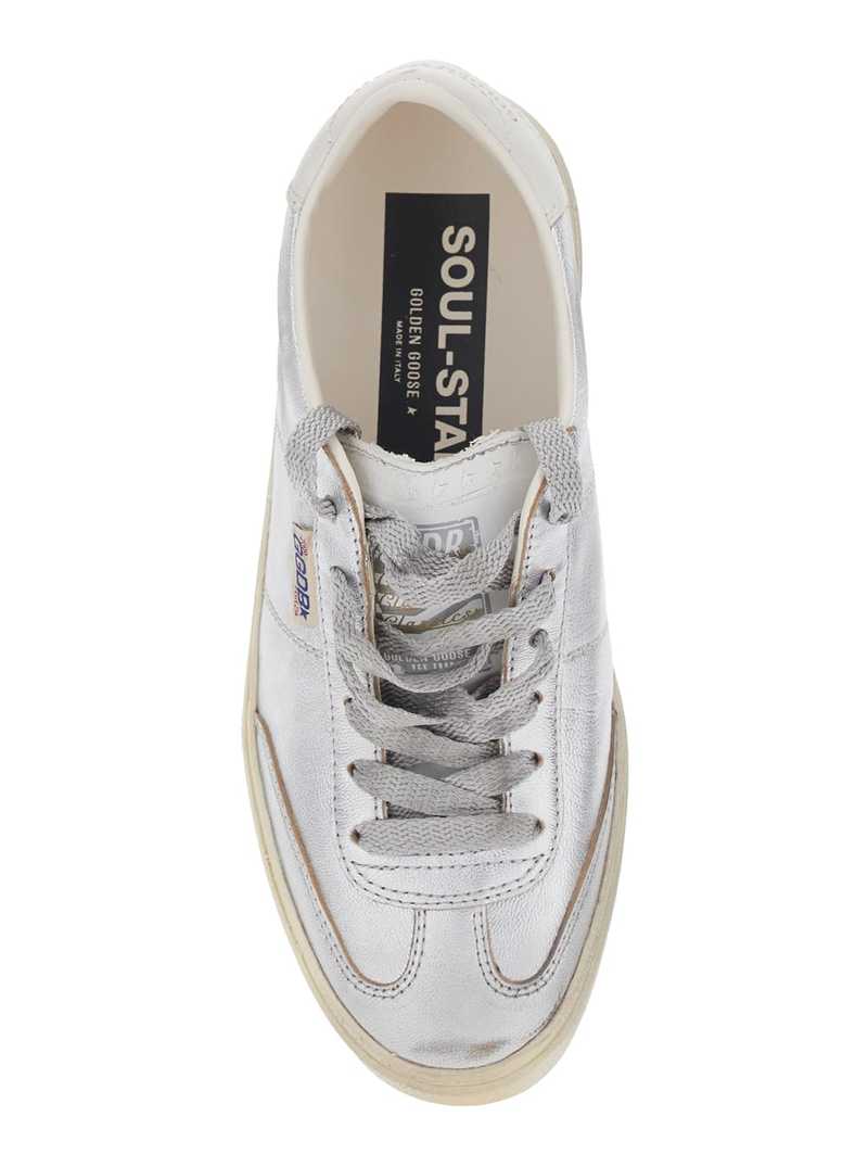Golden Goose Soul-Star Low Top Sneakers - Metallic