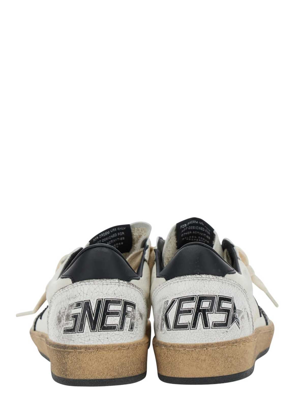 Golden Goose Ballstar Low Top Sneakers - Black and White - Image 5 of 5