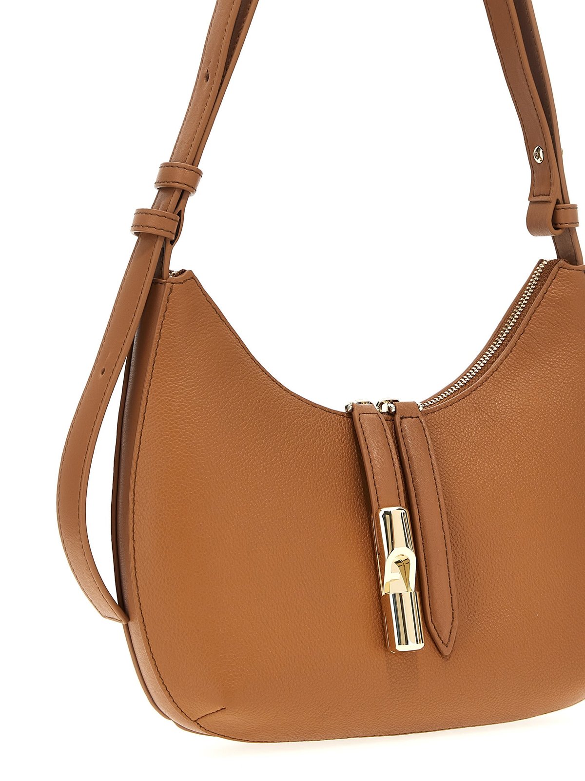 Furla Goccia S Shoulder Bag - Brown - Image 3 of 4